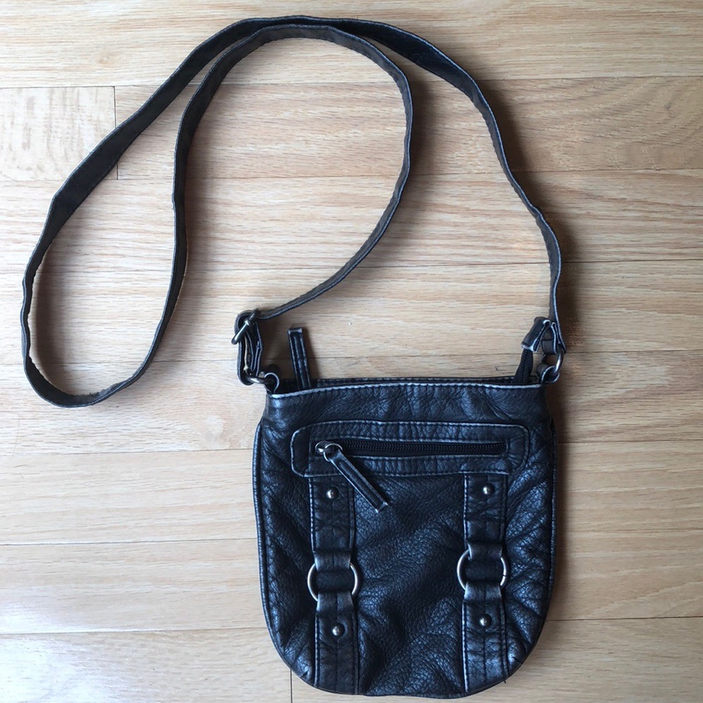 Soft Faux Leather Crossbody Bag